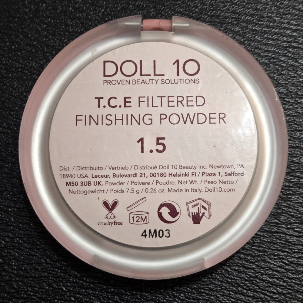 Doll 10 T.C.E Filtered Finishing Powder Powered by Skin-Loving Ingredients